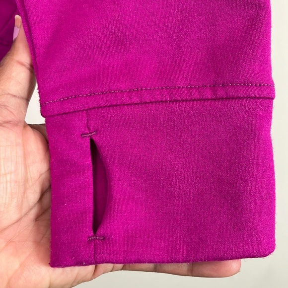 Zelos Sweater Women’s Extra Large Long Sleeve Pink Stretch Tie Up Front RN 31104 - Picture 4 of 6